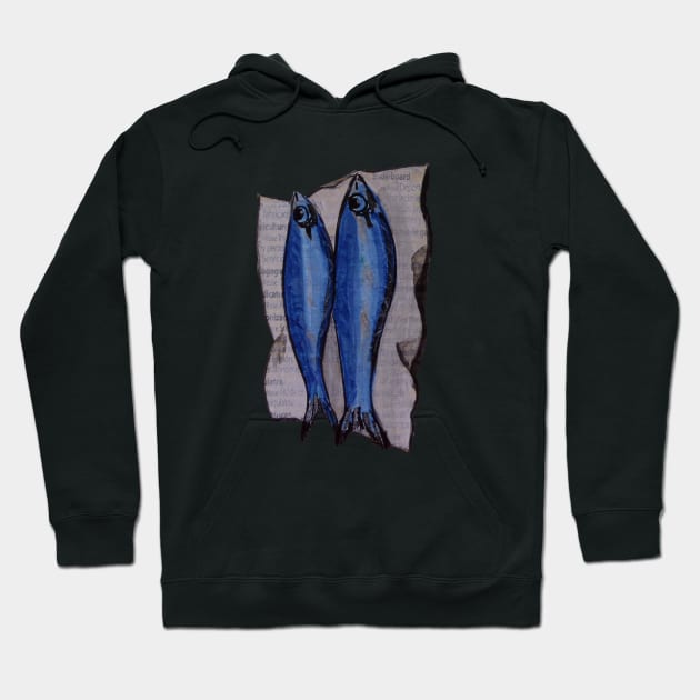 Sardine Hoodie by PaintingsbyArlette